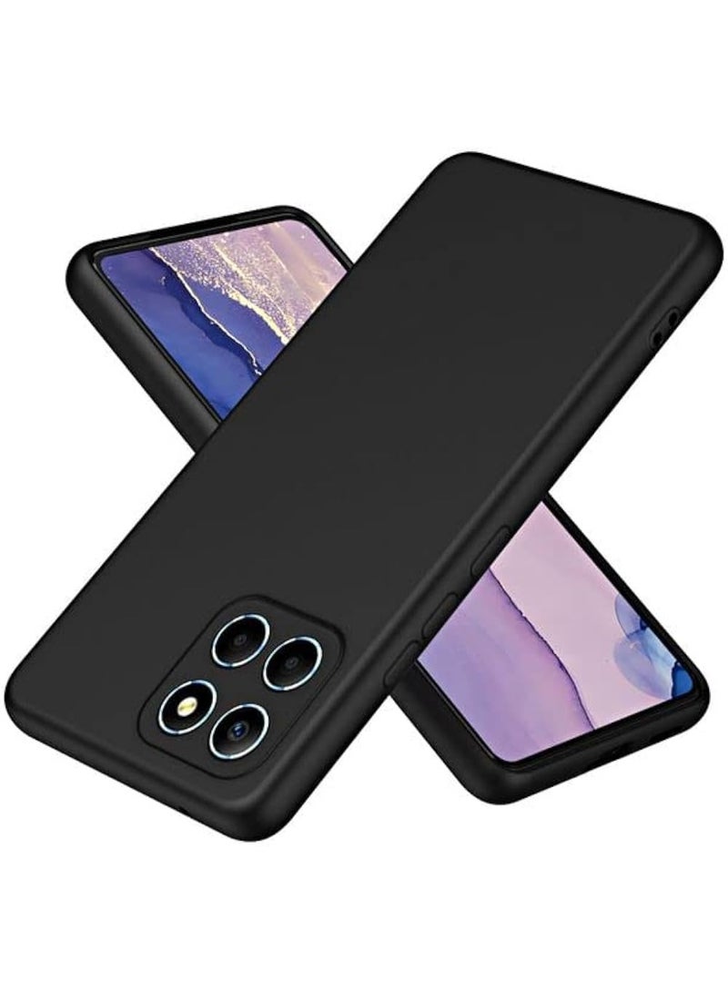 Protective Cover For Honor X8a , Slim Fit Soft  Back TPU Case Flexible Silicone Cover Compatible For Honor X8a - Black